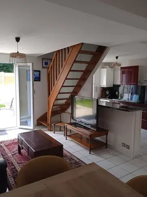 Cuisine ou kitchenette dans l'établissement Cabellou Vras