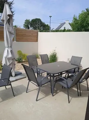 Terrasse ou espace extérieur de l'établissement Cabellou Vras