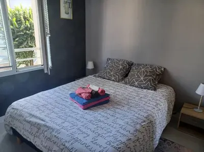 Un ou plusieurs lits dans un hébergement de l'établissement Appartement au centre-ville Concarneau