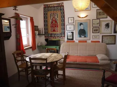 Coin salon dans l'établissement Maisonnette - Centre Landerneau
