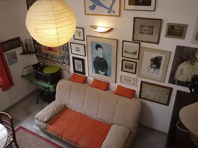 Coin salon dans l'établissement Maisonnette - Centre Landerneau