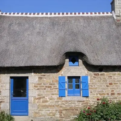 Le charme d'une chaumière typiquement bretonne