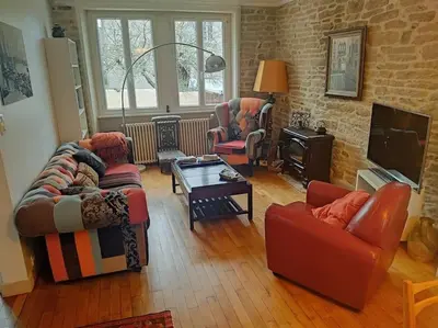 Coin salon dans l'établissement Champêtre - Maison au Passage Concarneau