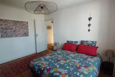 Un ou plusieurs lits dans un hébergement de l'établissement Champêtre - Maison au Passage Concarneau