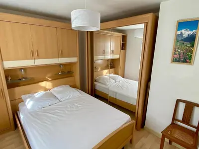 Un ou plusieurs lits dans un hébergement de l'établissement La petite Garzette - Appartement Jardin Centre Ville Concarneau
