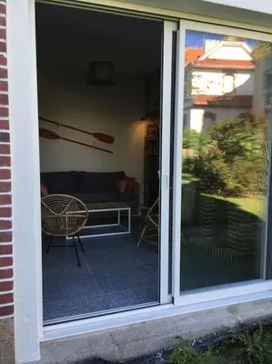 Terrasse ou espace extérieur de l'établissement Le Récif, maison indépendante Corniche de la mer
