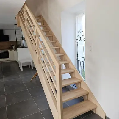 Plan de l'établissement Maison néo bretonne rénovée à 2mn à pied d'une jolie plage