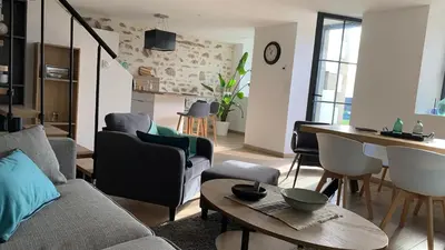Coin salon dans l'établissement Ty Koant