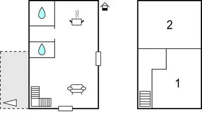 Plan de l'établissement Nice Home In Pleuven With Wifi
