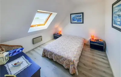 Un ou plusieurs lits dans un hébergement de l'établissement Holiday Home Fleurac P-697