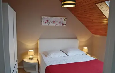 Un ou plusieurs lits dans un hébergement de l'établissement Amazing Home In Elliant