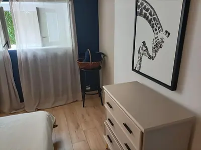 Un ou plusieurs lits dans un hébergement de l'établissement Maison au calme, proche du centre de Landerneau