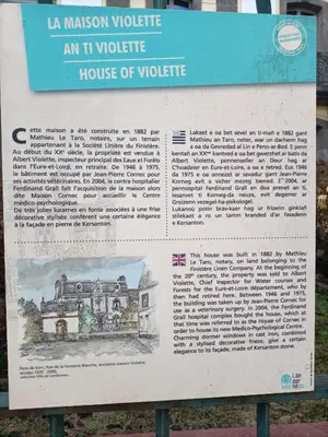 Plan de l'établissement Maison au calme, proche du centre de Landerneau