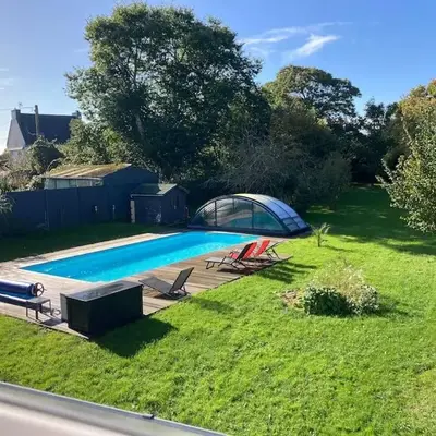 Le gîte Marie-Galante : Belle maison d'hôtes avec accès piscine en été