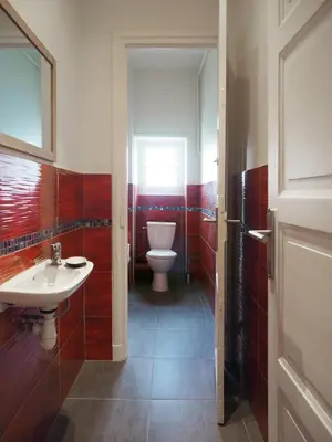 Salle de bains dans l'établissement Appartement au cœur de Brest