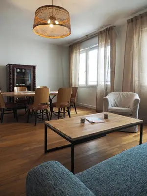 Télévision ou salle de divertissement dans l'établissement Appartement au cœur de Brest