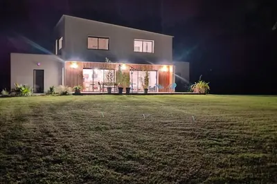 Jardin de l'établissement Maison Penmarc'h 800 m plage, 10 mn Guilvinec et La Torche