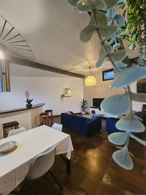 Coin salon dans l'établissement Le loft