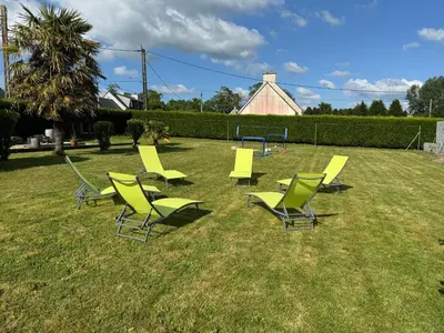 Jardin de l'établissement Villa Ty PY : Charme moderne et tranquillité