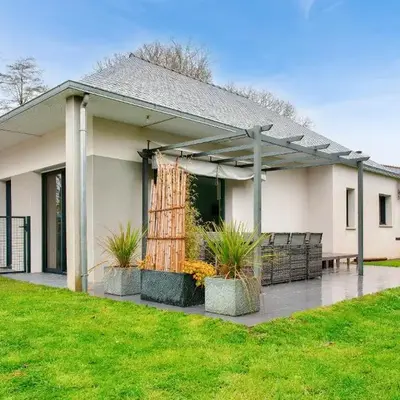 Maison pour 7 - jardin - accès pmr - 5min plage