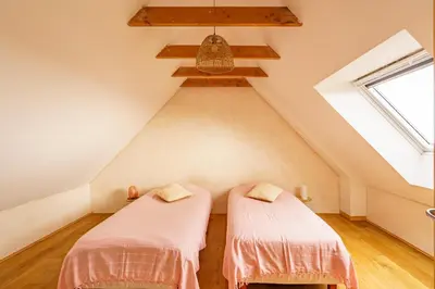 Un ou plusieurs lits dans un hébergement de l'établissement Ty Jane Dour - Maison avec jardin