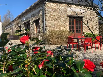 Jardin de l'établissement Gîte de Kerdrein, en campagne proche de la mer