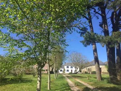 Jardin de l'établissement Gîte de Kerdrein, en campagne proche de la mer
