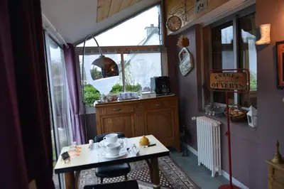 Cuisine ou kitchenette dans l'établissement Villa Cap Avalenn