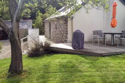 Jardin de l'établissement Killiouarn - Charmante maison à 15min des plages