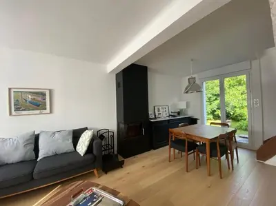 Cuisine ou kitchenette dans l'établissement Maison 3 chambres proche mer