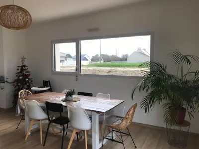 Plan de l'établissement Maison cosy à 300m de la plage avec spa