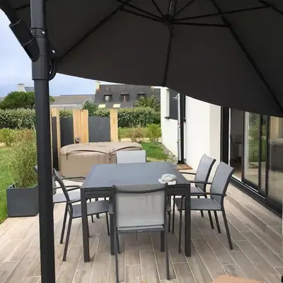 Maison cosy à 300m de la plage avec spa