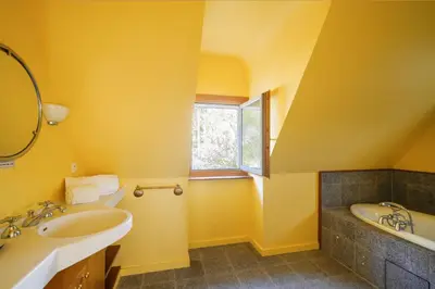 Salle de bains dans l'établissement 700m de la plage, maison pour 12- Sauna et hammam