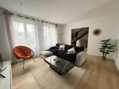 Coin salon dans l'établissement Ker Heol - Maison au Nord Finistère