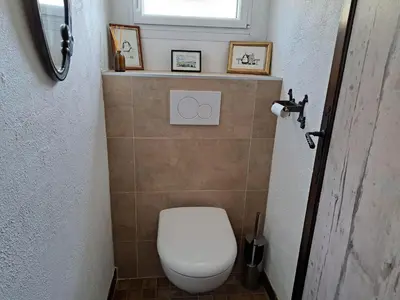 Salle de bains dans l'établissement Holiday Home in Guisseny near the Beach