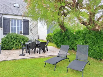 Jardin de l'établissement Holiday Home in Guisseny near the Beach