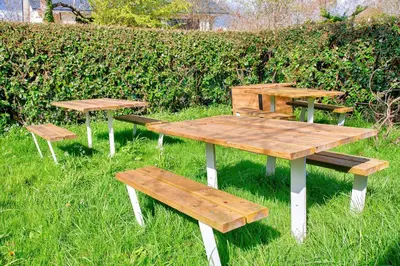 Jardin de l'établissement À 450 m de la 