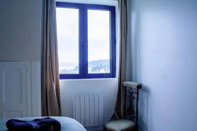 Un ou plusieurs lits dans un hébergement de l'établissement Ker Seasea/vue mer/wifi