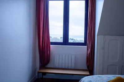 Un ou plusieurs lits dans un hébergement de l'établissement Ker Seasea/vue mer/wifi