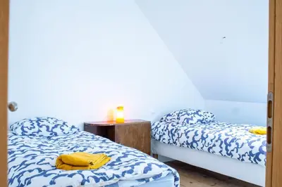 Un ou plusieurs lits dans un hébergement de l'établissement Ker Seasea/vue mer/wifi