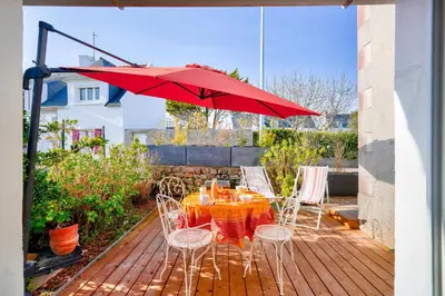 Boissons dans l'établissement À 700m de la plage, charmante maison pour 6