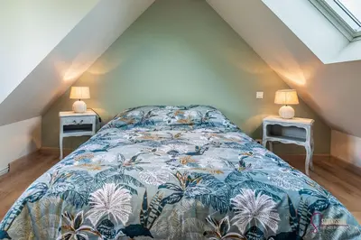 Un ou plusieurs lits dans un hébergement de l'établissement La maison de la petite lande
