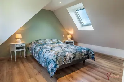 Un ou plusieurs lits dans un hébergement de l'établissement La maison de la petite lande
