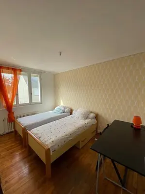 Un ou plusieurs lits dans un hébergement de l'établissement Maison Quartier de Pors Carn
