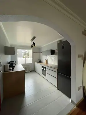 Cuisine ou kitchenette dans l'établissement Maison Quartier de Pors Carn
