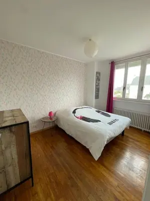 Un ou plusieurs lits dans un hébergement de l'établissement Maison Quartier de Pors Carn