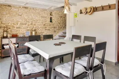 Coin salon dans l'établissement 850 m plage la 