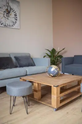 Coin salon dans l'établissement le cocon urbain
