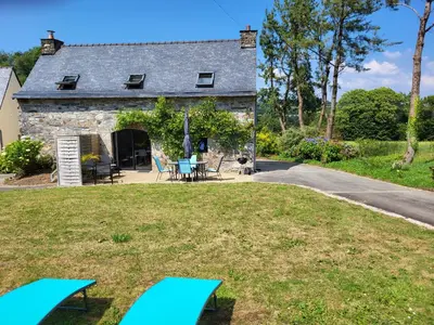 Jardin de l'établissement Gite de Pennenez