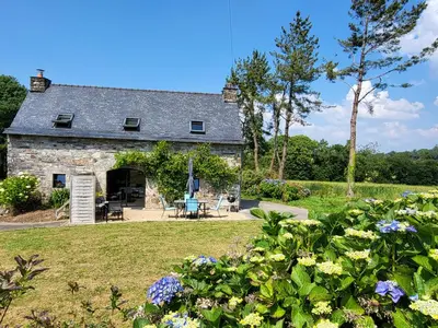 Jardin de l'établissement Gite de Pennenez